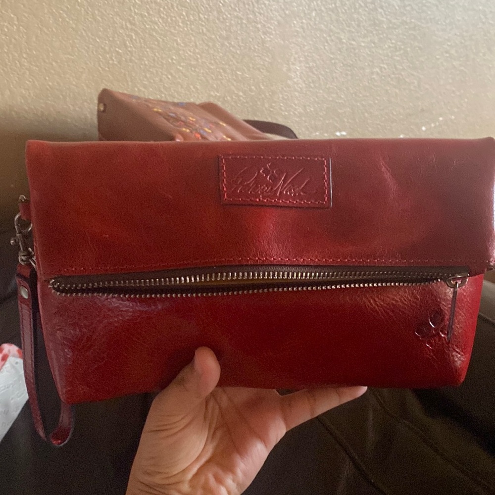 Patricia Nash red clutch